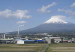 Der Fuji-san vom Shinkansen aus