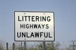 Littering
            highways